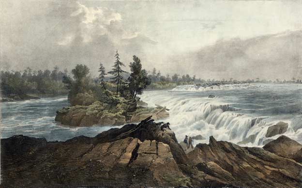 Chaudiere Falls, Ottawa River, Upper Canada